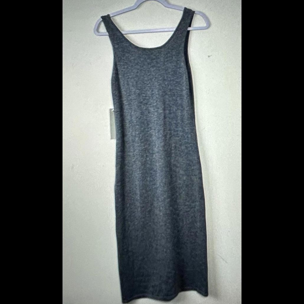 D33 Nwt Revolve One Grey Day Alec Midi Dress Gray Sleeveless